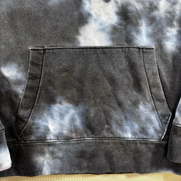Hollister Hoodie Mens Med.  Black Galaxy Tie Dye Must Have Collection Skate Y2K - Picture 4 of 10